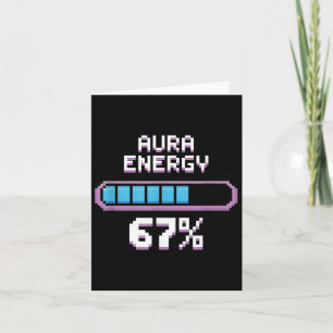 67 Funny Meme Six Seven Gen Alpha Slang Retro  Card