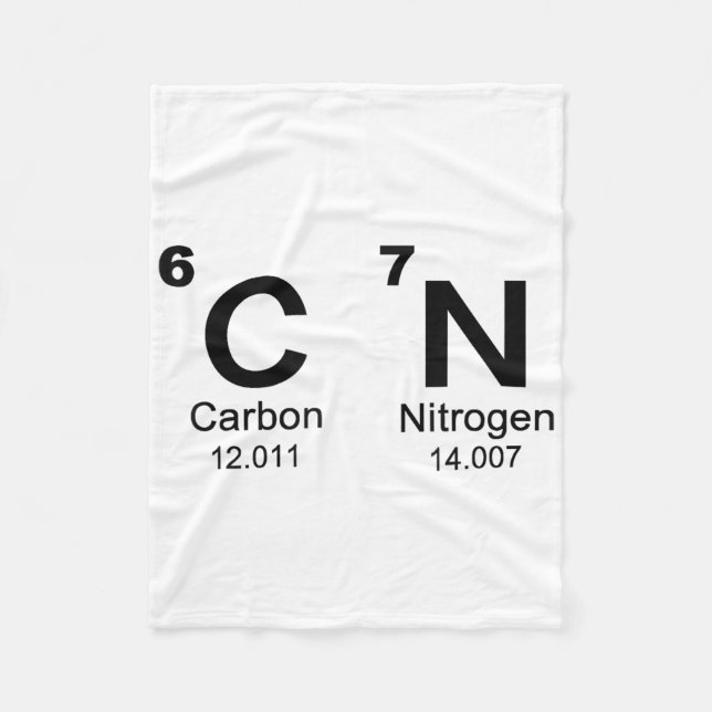67 Funny Meme Six Seven Science Periodic Table Che Fleece Blanket (Front)