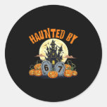 67 Funny Six Seven Gen Alpha Z Halloween 67 Haunte Classic Round Sticker