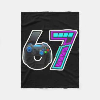 67 Gamer Console Controller Design  Fleece Blanket