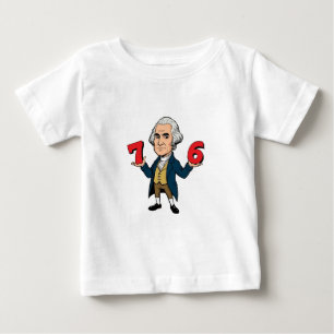 67 George Washington 7-6 Six Seven Meme 67 Baby T-Shirt