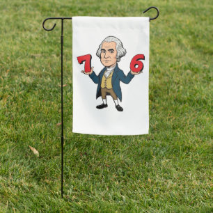 67 George Washington 7-6 Six Seven Meme 67 Garden Flag