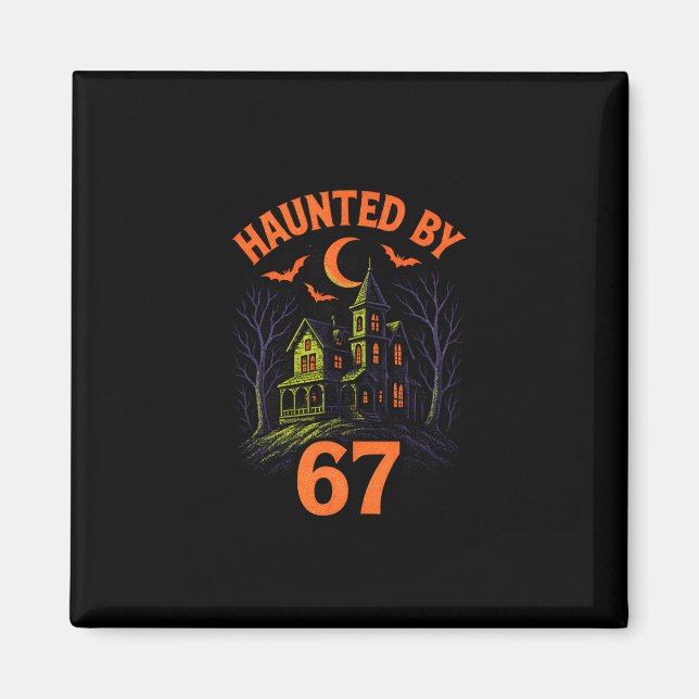 67 Halloween Costume Brainrot Teacher 6-7 Meme Six Magnet (Front)