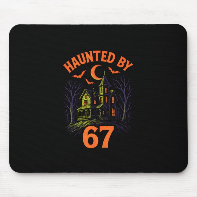 67 Halloween Costume Brainrot Teacher 6-7 Meme Six Mouse Pad (Front)