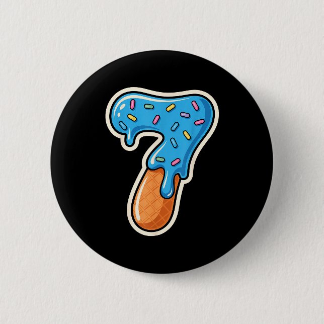 67 Halloween Costume Duo Matching Number 6 And 7 I Button (Front)