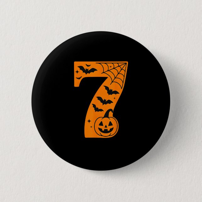 67 Halloween Matching Twin Boys Girls Brothers Sis Button (Front)