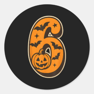 67 Halloween Matching Twin Boys Girls Brothers Sis Classic Round Sticker