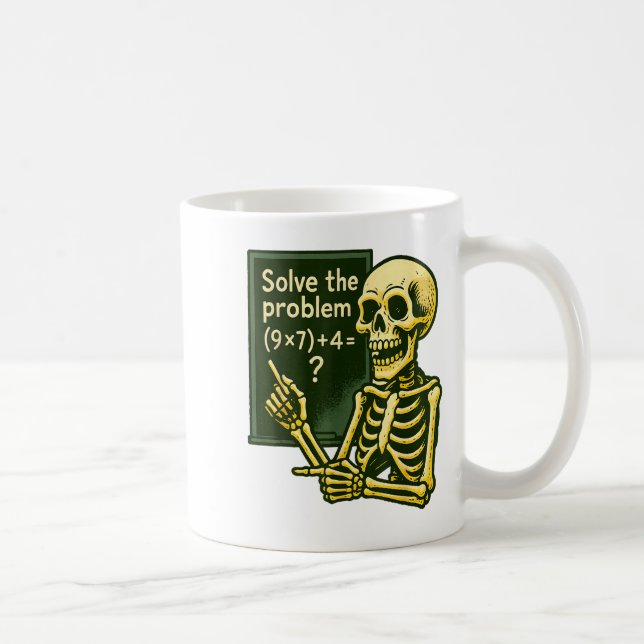 67 Halloween Math Funny Six Seven Meme Brainrot Sk Coffee Mug (Right)