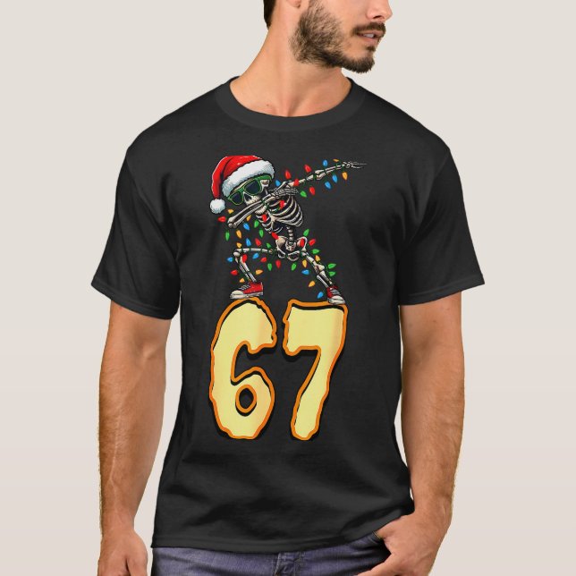 67 Halloween Meme 6 7 Numbers Six Seven Funny Kids T-Shirt (Front)