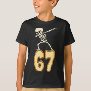 67 Halloween Meme 6 7 Numbers Six Seven Funny Kids T-Shirt
