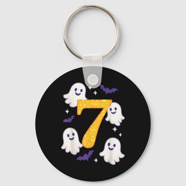 67 Halloween Meme Funny Six Seven Halloween Costum Keychain (Front)