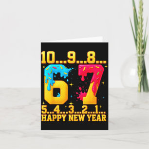 67 Happy New Year Six Seven Funny Countdown 2026 Card