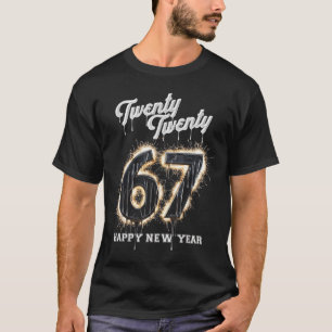 67 Happy New Year's Eve Six Seven Funny 2026 Brain T-Shirt