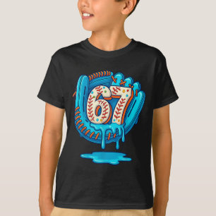 67 Ice Cream Drip Funny Six Seven Baseball T-Shirt
