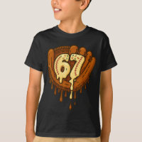 67 Ice Cream Drip Funny Six Seven Baseball
