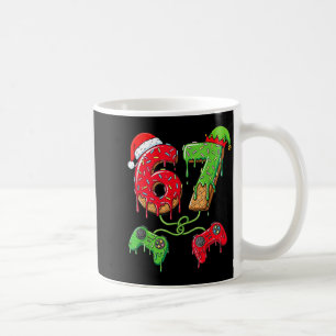 67 Ice Cream Drip Gamer Six Seven Meme Christmas K Coffee Mug