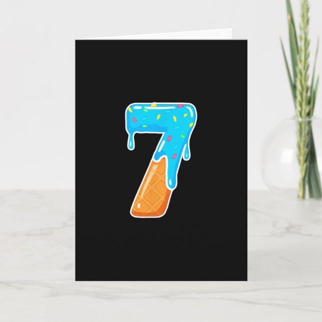 67 Ice Cream Drip Meme Funny 6 7 Costume Couple  Card (Front)