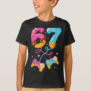 67 Ice Cream Drip Meme Gamer Six Seven Gen Alpha S T-Shirt