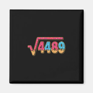 67 Ice Cream Drip Meme Math Teacher School Square Magnet