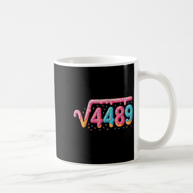 67 Ice Cream Drip Meme Square Root 4489 Slang Math Coffee Mug (Right)