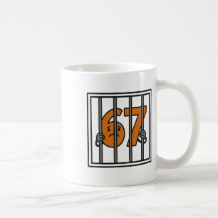 67 Is Not Allowed Six Seven Bynned By Teacher Funn Coffee Mug