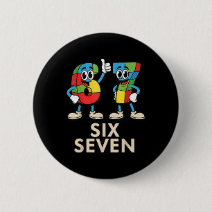 67 Italian Brainrot Funny Italian Brainrot Kids 67 Button
