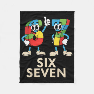 67 Italian Brainrot Funny Italian Brainrot Kids 67 Fleece Blanket