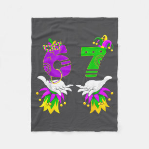 67 Mardi Gras Jester For Kids Boys Girls Women New Fleece Blanket