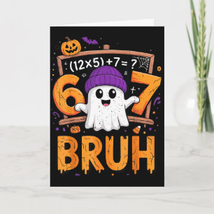 67 Math Teacher Halloween Costume Mathematics Math Card
