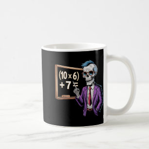 67 Math Teacher Meme Brainrot Six Seven Halloween Coffee Mug