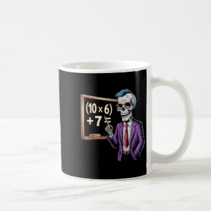 67 Math Teacher Meme Brainrot Six Seven Halloween Coffee Mug