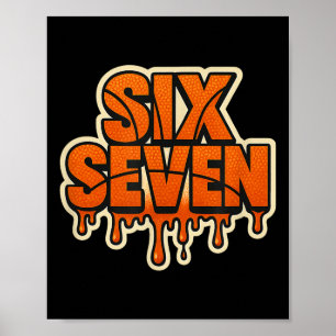 67 Meme B-ball Player Basketball Ice Cream Drip Fu Poster