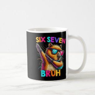 67 Meme Capybara Six Seven Bruh Capybara Kids Boys Coffee Mug