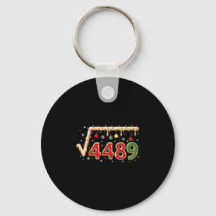 67 Meme Christmas Square Root 4489 Six Seven Math Keychain
