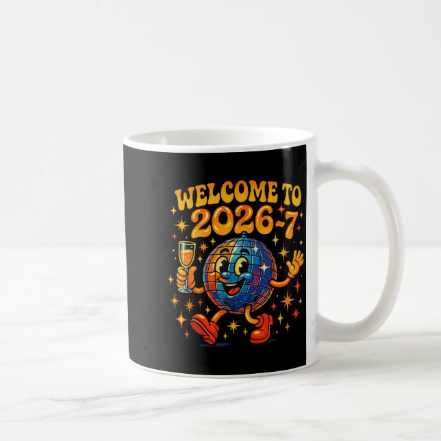 67 Meme Countdown Happy New Year Funny Drip Number Coffee Mug (Right)