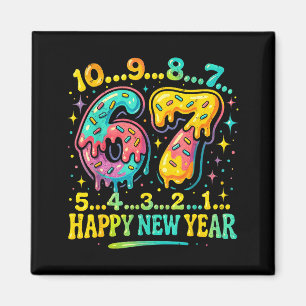 67 Meme Countdown Happy New Year Funny Drip Number Magnet