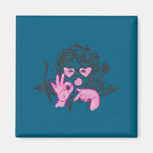 67 Meme Cud Hands Bubble Gum Six Seven Meme Valent Magnet