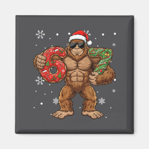 67 Meme Funny Big Foot Six Seven Christmas Xmas Sa Magnet