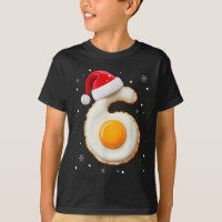 67 Meme Funny Number 6 Egg Bacon Matching Christma