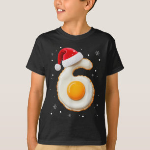 67 Meme Funny Number 6 Egg Bacon Matching Christma T-Shirt