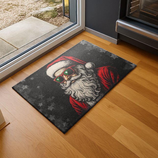 67 Meme Funny Santa Says Six Seven Christmas Doormat (Creator Uploaded)