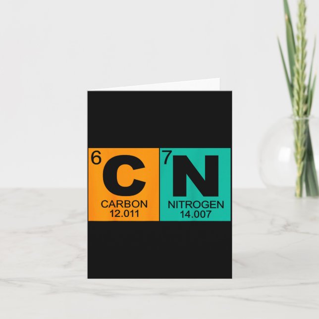 67 Meme Funny Science Teacher Periodic Table Retro Card (Front)