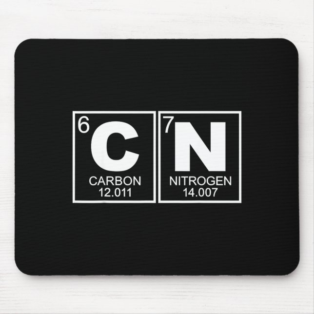 67 Meme Funny Science Teacher Periodic Table Retro Mouse Pad (Front)