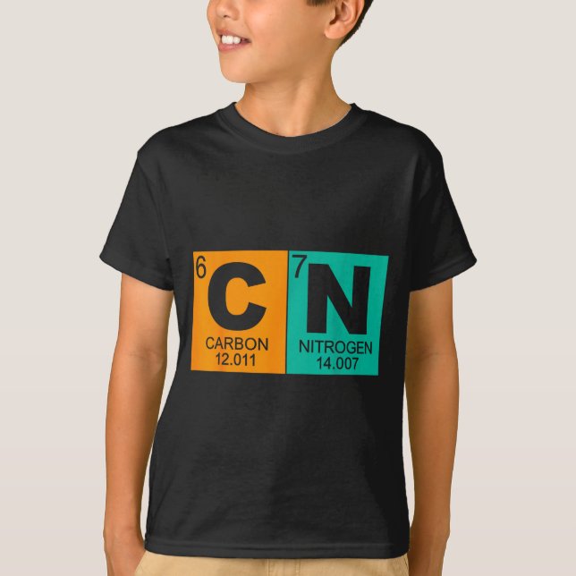 67 Meme Funny Science Teacher Periodic Table Retro T-Shirt (Front)