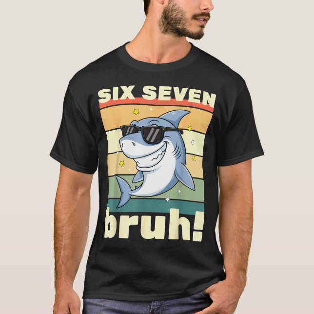 67 Meme Funny Six Seven Bruh 6-7 Meme Kids Boys Gi T-Shirt (Front)
