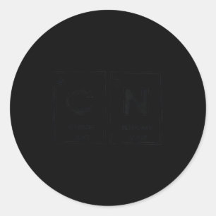 67 Meme Funny Teacher Science Periodic Table Classic Round Sticker