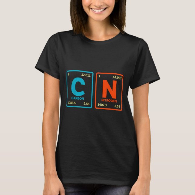 67 Meme Funny Teacher Science Periodic Table Retro T-Shirt (Front)