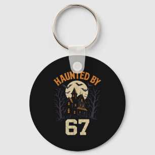 67 Meme Halloween Costume Haunted By 6-7 Brainrot Keychain