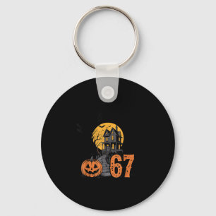 67 Meme Halloween Haunted Spooky - Six Seven Gen A Keychain