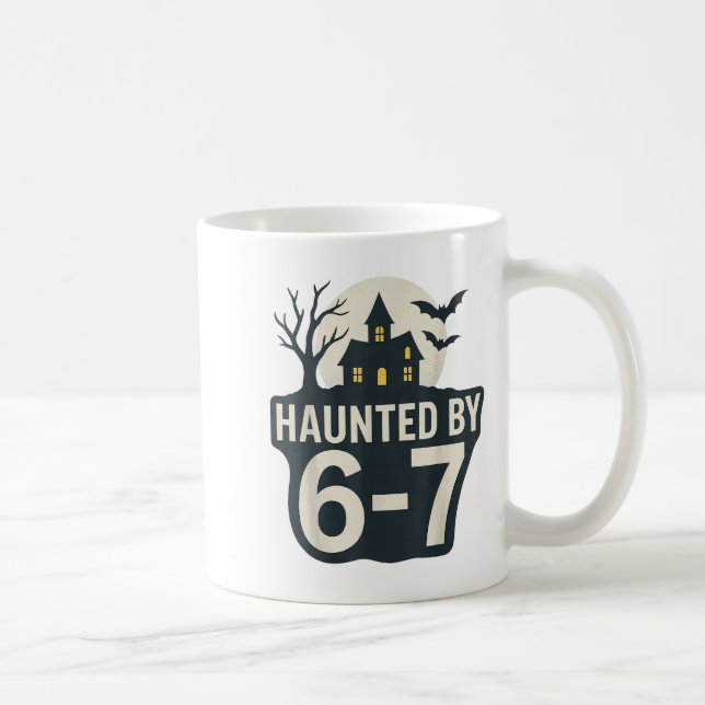 67 Meme Halloween House Spooky - Six Seven Gen Alp Coffee Mug (Right)